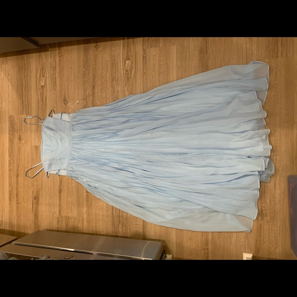 Fame and Partners blue gown